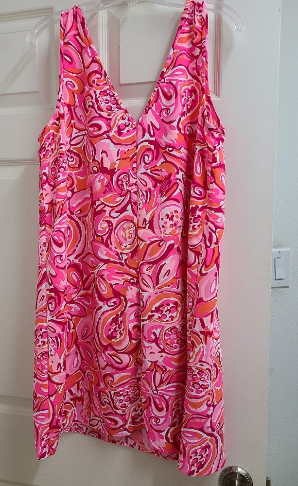 Lilly Pulitzer Pink Multi Floral Print Mini Dress - Picture 4 of 12